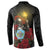 Saint Lucia Button Sweatshirt Rose Iron Helmet - Wonder Print Shop