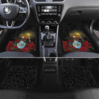 Saint Lucia Car Mats Rose Iron Helmet - Wonder Print Shop