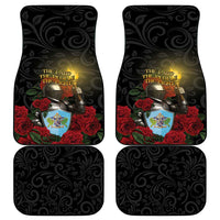 Saint Lucia Car Mats Rose Iron Helmet - Wonder Print Shop