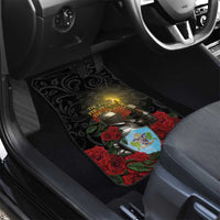 Saint Lucia Car Mats Rose Iron Helmet - Wonder Print Shop