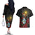 Saint Lucia Couples Matching Off The Shoulder Long Sleeve Dress and Hawaiian Shirt Rose Iron Helmet - Wonder Print Shop