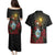 Saint Lucia Couples Matching Puletasi and Hawaiian Shirt Rose Iron Helmet - Wonder Print Shop