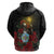 Saint Lucia Hoodie Rose Iron Helmet - Wonder Print Shop