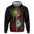 Saint Lucia Hoodie Rose Iron Helmet - Wonder Print Shop