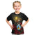Saint Lucia Kid T Shirt Rose Iron Helmet - Wonder Print Shop