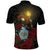 Saint Lucia Polo Shirt Rose Iron Helmet - Wonder Print Shop