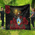 Saint Lucia Quilt Rose Iron Helmet - Wonder Print Shop
