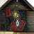 Saint Lucia Quilt Rose Iron Helmet - Wonder Print Shop