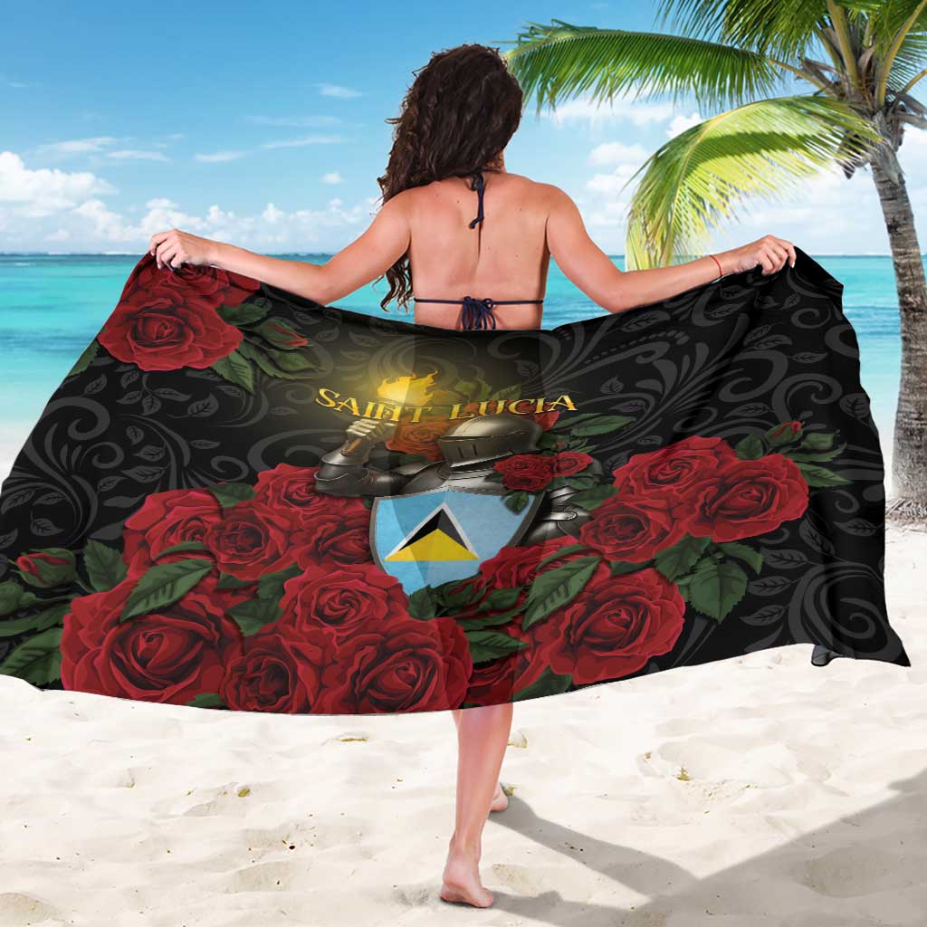 Saint Lucia Sarong Rose Iron Helmet - Wonder Print Shop