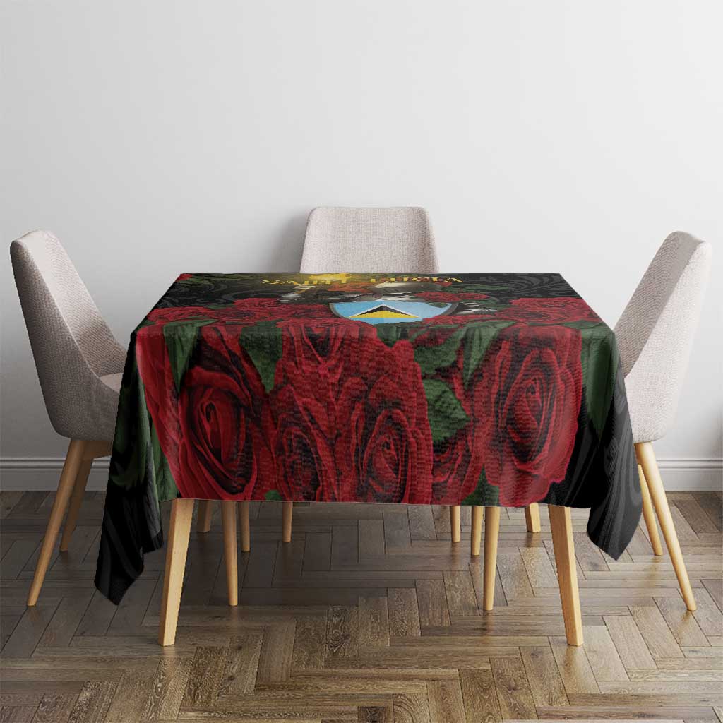 Saint Lucia Tablecloth Rose Iron Helmet - Wonder Print Shop