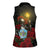 Saint Lucia Women Sleeveless Polo Shirt Rose Iron Helmet - Wonder Print Shop