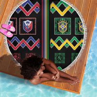 Brazil And Haiti Football Beach Blanket Mix Brazilian Haitian Roots