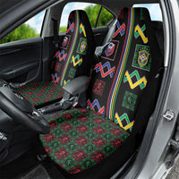Brazil And Haiti Football Car Seat Cover Mix Brazilian Haitian Roots