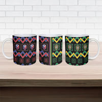 Brazil And Haiti Football Ceramic Mug Mix Brazilian Haitian Roots