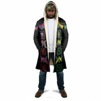 Custom Brazil And Haiti Football Cloak Mix Brazilian Haitian Roots
