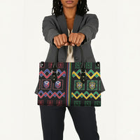 Brazil And Haiti Football Leather Bag Mix Brazilian Haitian Roots