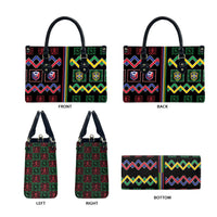 Brazil And Haiti Football Leather Bag Mix Brazilian Haitian Roots