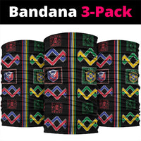 Brazil And Haiti Football Neck Gaiter Mix Brazilian Haitian Roots