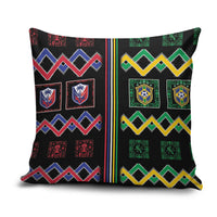 Brazil And Haiti Football Pillow Cover Mix Brazilian Haitian Roots