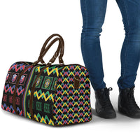 Brazil And Haiti Football Travel Bag Mix Brazilian Haitian Roots