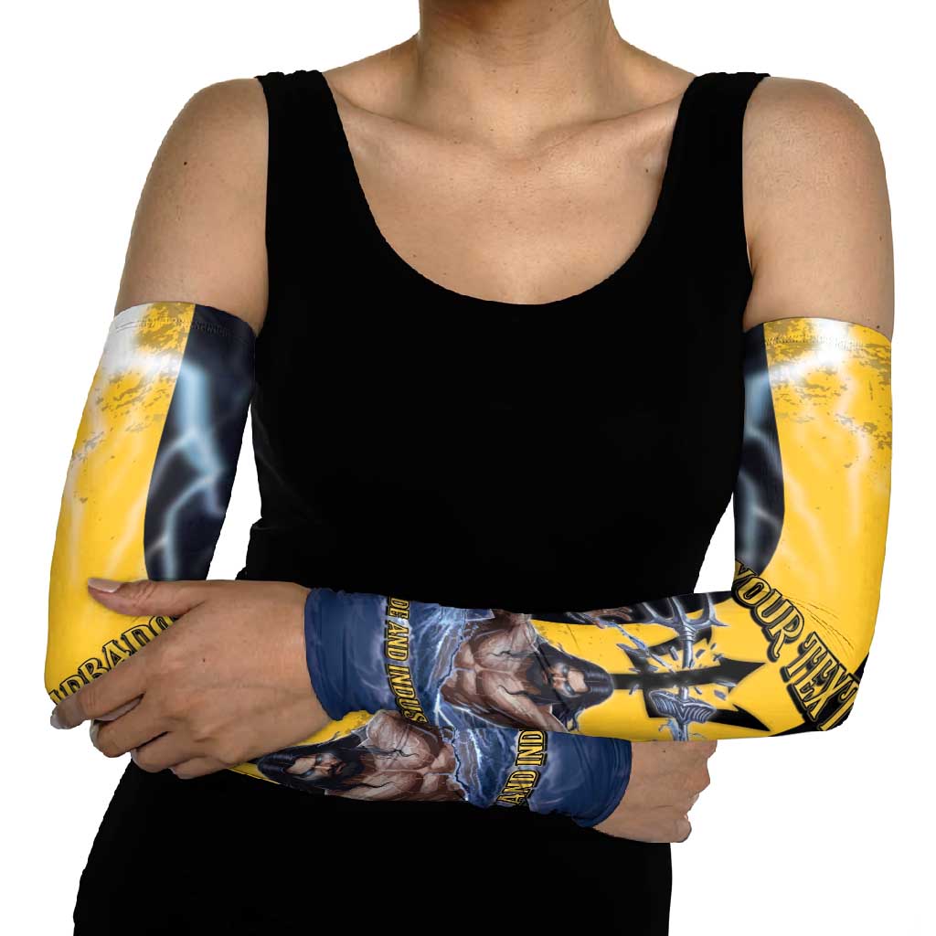 Personalized Barbados Arm Sleeves Pride And Industry - Wonder Print Shop