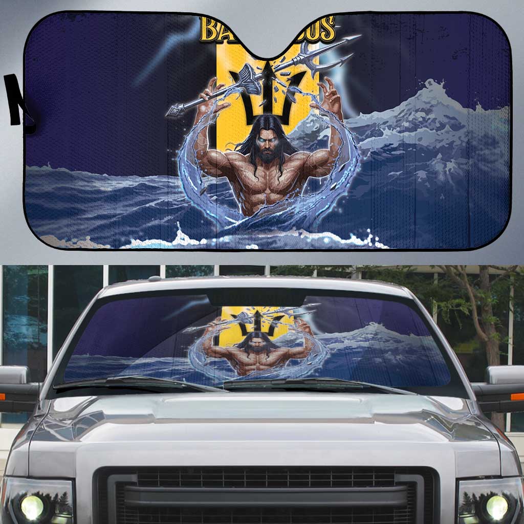 Barbados Auto Sun Shade Pride And Industry - Wonder Print Shop