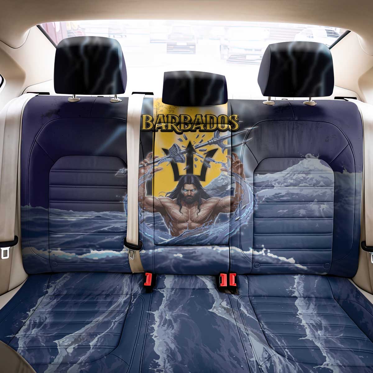 Barbados Back Car Seat Cover Pride And Industry - Wonder Print Shop