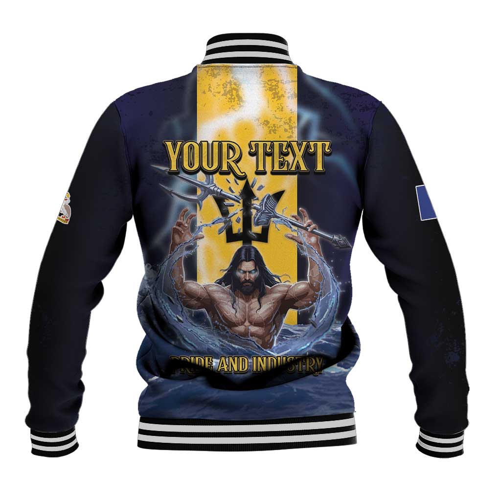 Personalized Barbados Baseball Jacket Pride And Industry - Wonder Print Shop