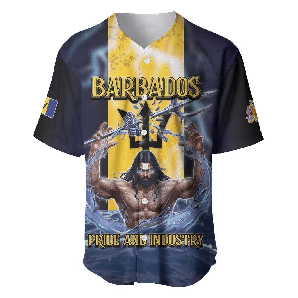 Personalized Barbados Baseball Jersey Pride And Industry - Wonder Print Shop