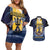 Personalized Barbados Couples Matching Off Shoulder Short Dress and Hawaiian Shirt Pride And Industry - Wonder Print Shop