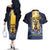 Personalized Barbados Couples Matching Off The Shoulder Long Sleeve Dress and Hawaiian Shirt Pride And Industry - Wonder Print Shop