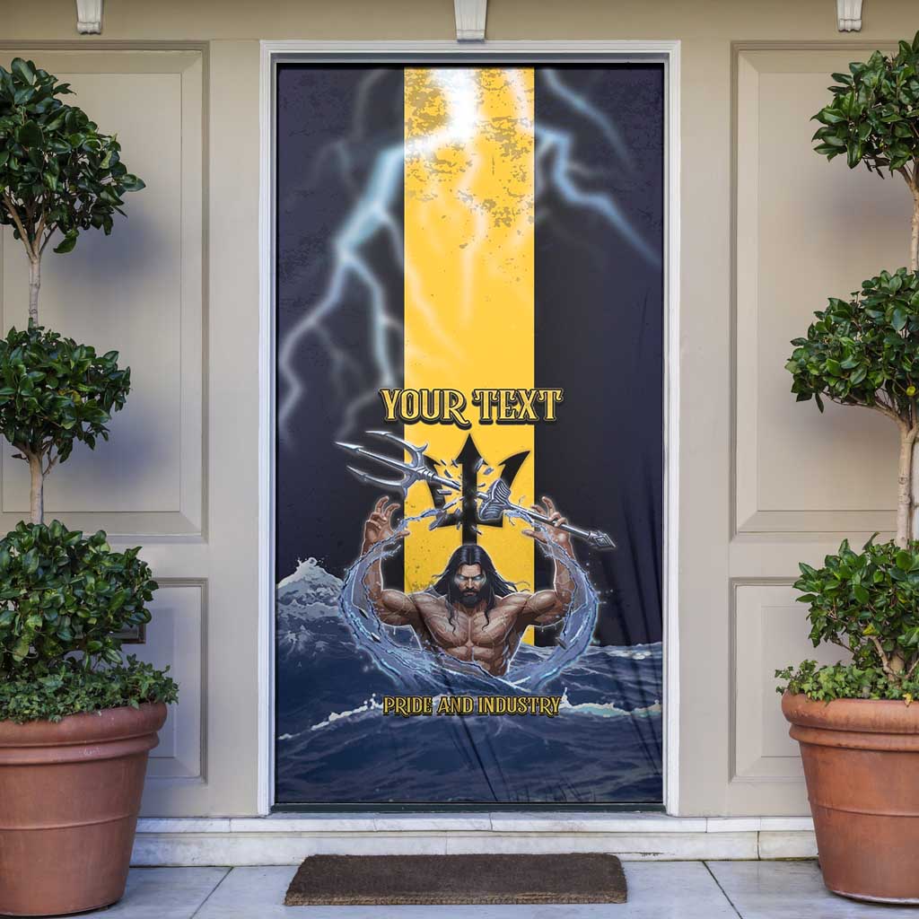 Personalized Barbados Door Cover Pride And Industry - Wonder Print Shop