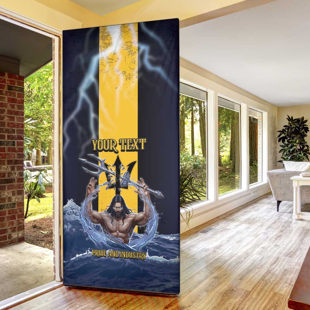 Personalized Barbados Door Cover Pride And Industry - Wonder Print Shop
