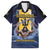 Personalized Barbados Family Matching Off Shoulder Maxi Dress and Hawaiian Shirt Pride And Industry - Wonder Print Shop