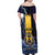 Personalized Barbados Family Matching Off Shoulder Maxi Dress and Hawaiian Shirt Pride And Industry - Wonder Print Shop