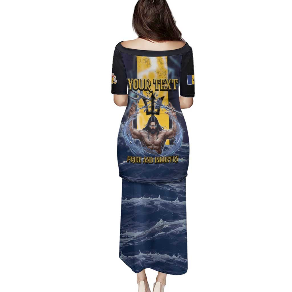 Personalized Barbados Family Matching Puletasi and Hawaiian Shirt Pride And Industry - Wonder Print Shop