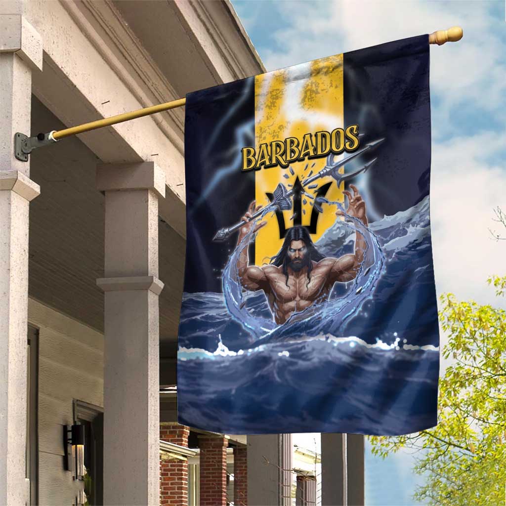 Barbados Garden Flag Pride And Industry - Wonder Print Shop