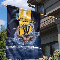 Barbados Garden Flag Pride And Industry - Wonder Print Shop
