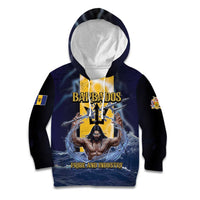 Personalized Barbados Kid Hoodie Pride And Industry - Wonder Print Shop