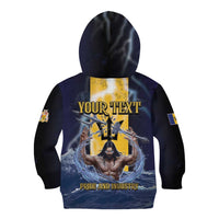 Personalized Barbados Kid Hoodie Pride And Industry - Wonder Print Shop
