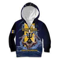 Personalized Barbados Kid Hoodie Pride And Industry - Wonder Print Shop