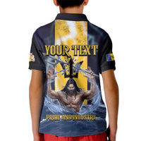 Personalized Barbados Kid Polo Shirt Pride And Industry - Wonder Print Shop