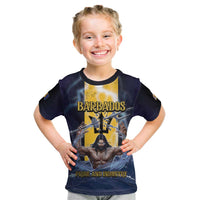 Personalized Barbados Kid T Shirt Pride And Industry - Wonder Print Shop
