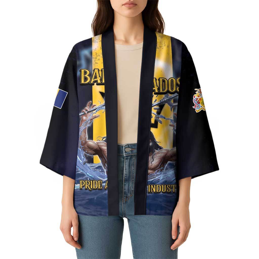 Personalized Barbados Kimono Pride And Industry - Wonder Print Shop