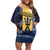 Personalized Barbados Off Shoulder Short Dress Pride And Industry - Wonder Print Shop