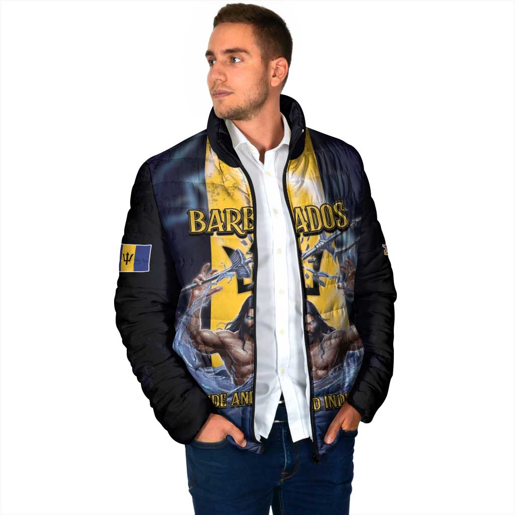 Personalized Barbados Padded Jacket Pride And Industry - Wonder Print Shop