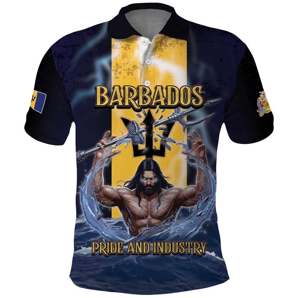 Personalized Barbados Polo Shirt Pride And Industry - Wonder Print Shop