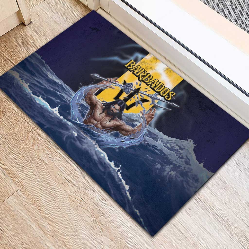 Barbados Rubber Doormat Pride And Industry - Wonder Print Shop