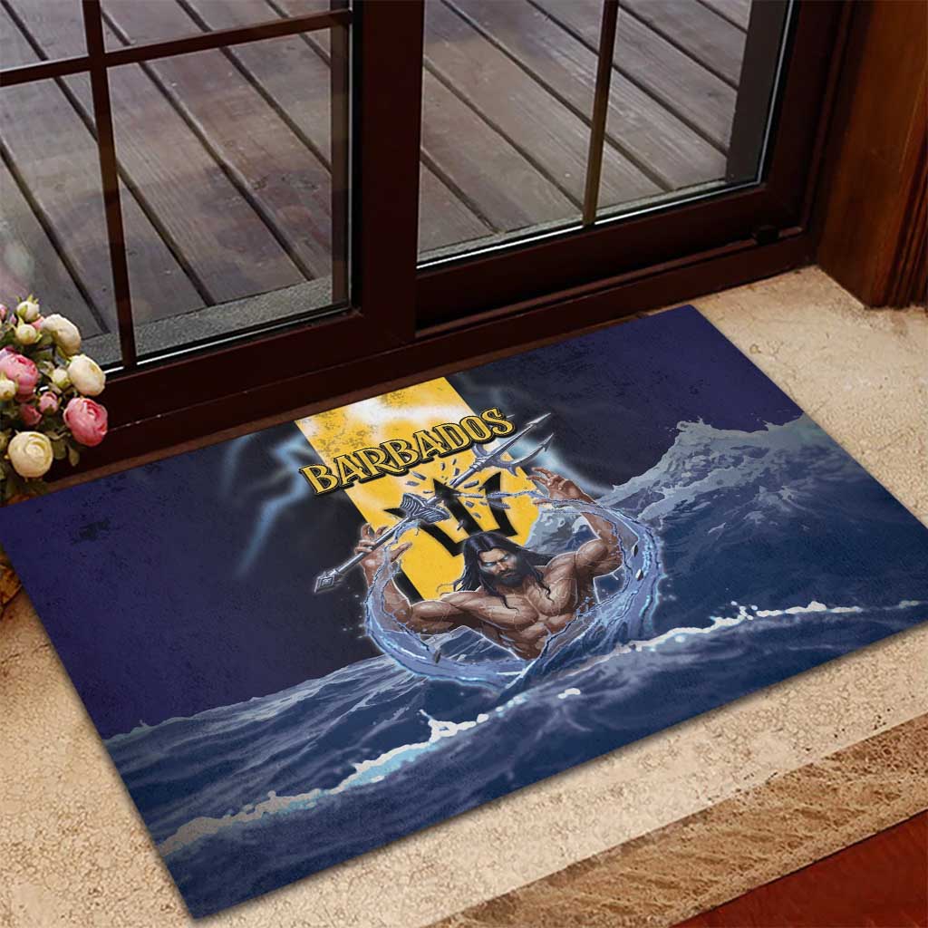 Barbados Rubber Doormat Pride And Industry - Wonder Print Shop