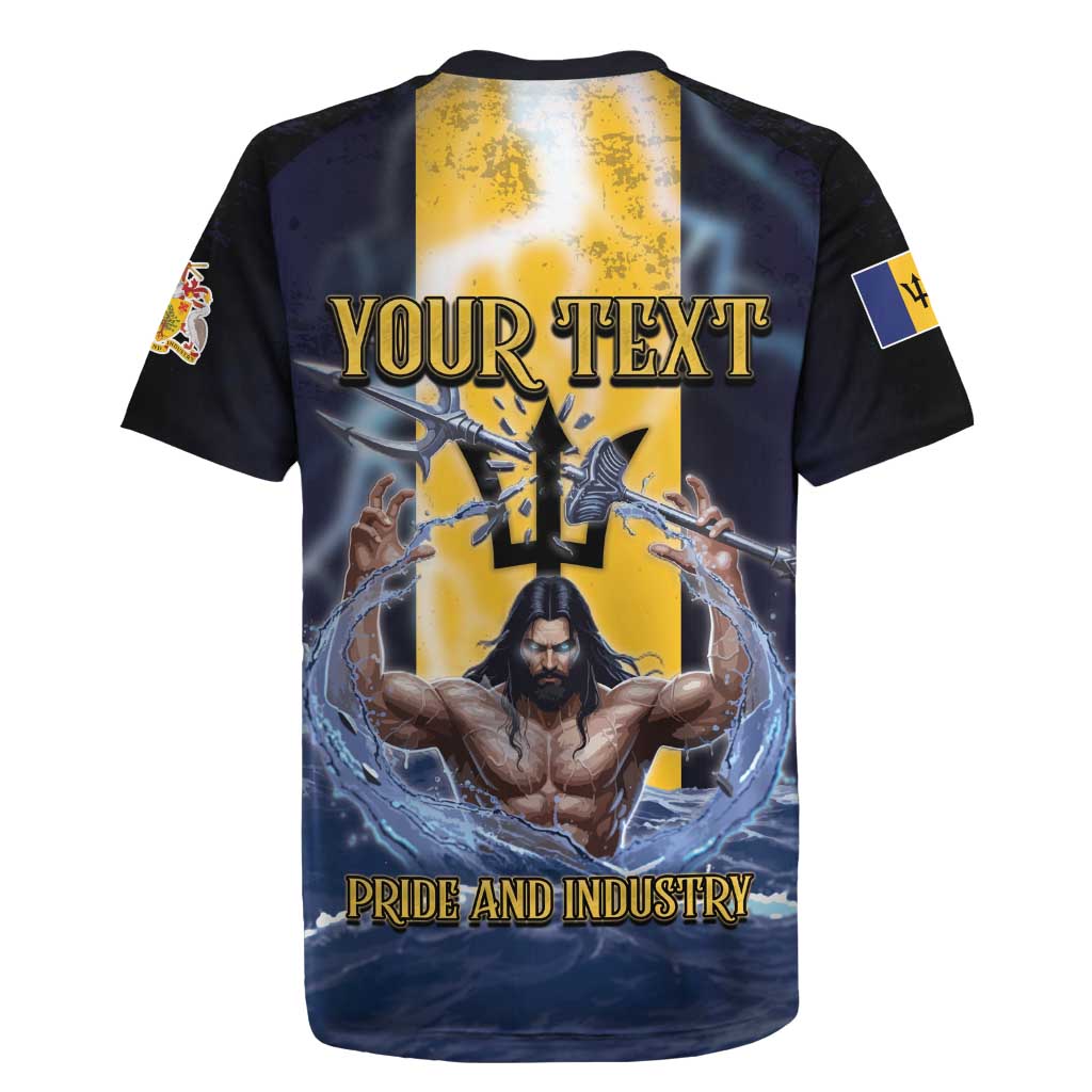 Personalized Barbados Rugby Jersey Pride And Industry - Wonder Print Shop